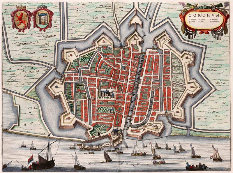 Gorinchem 1649 Blaeu